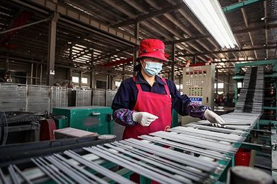 位于渔沟镇的江苏烜业焊材有限公司正式投产运营